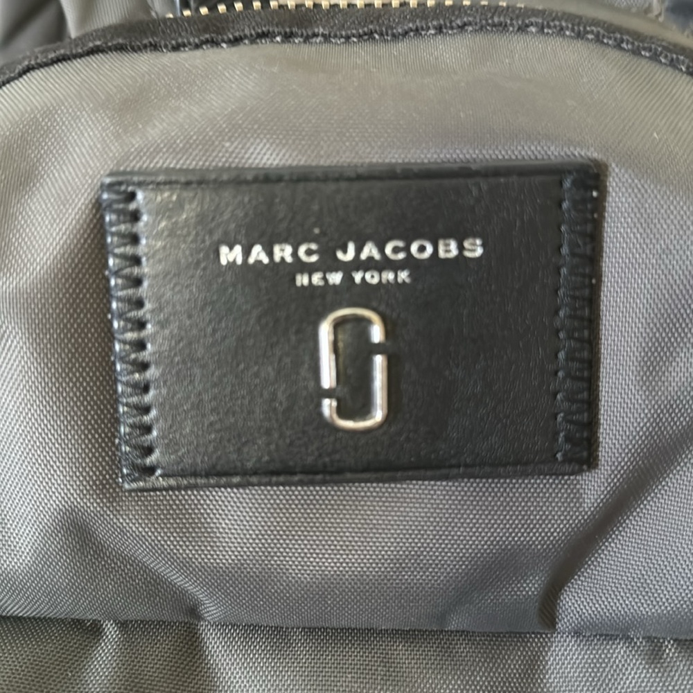 Marc Jacobs Black/Gray Zipper Backpack - image 2